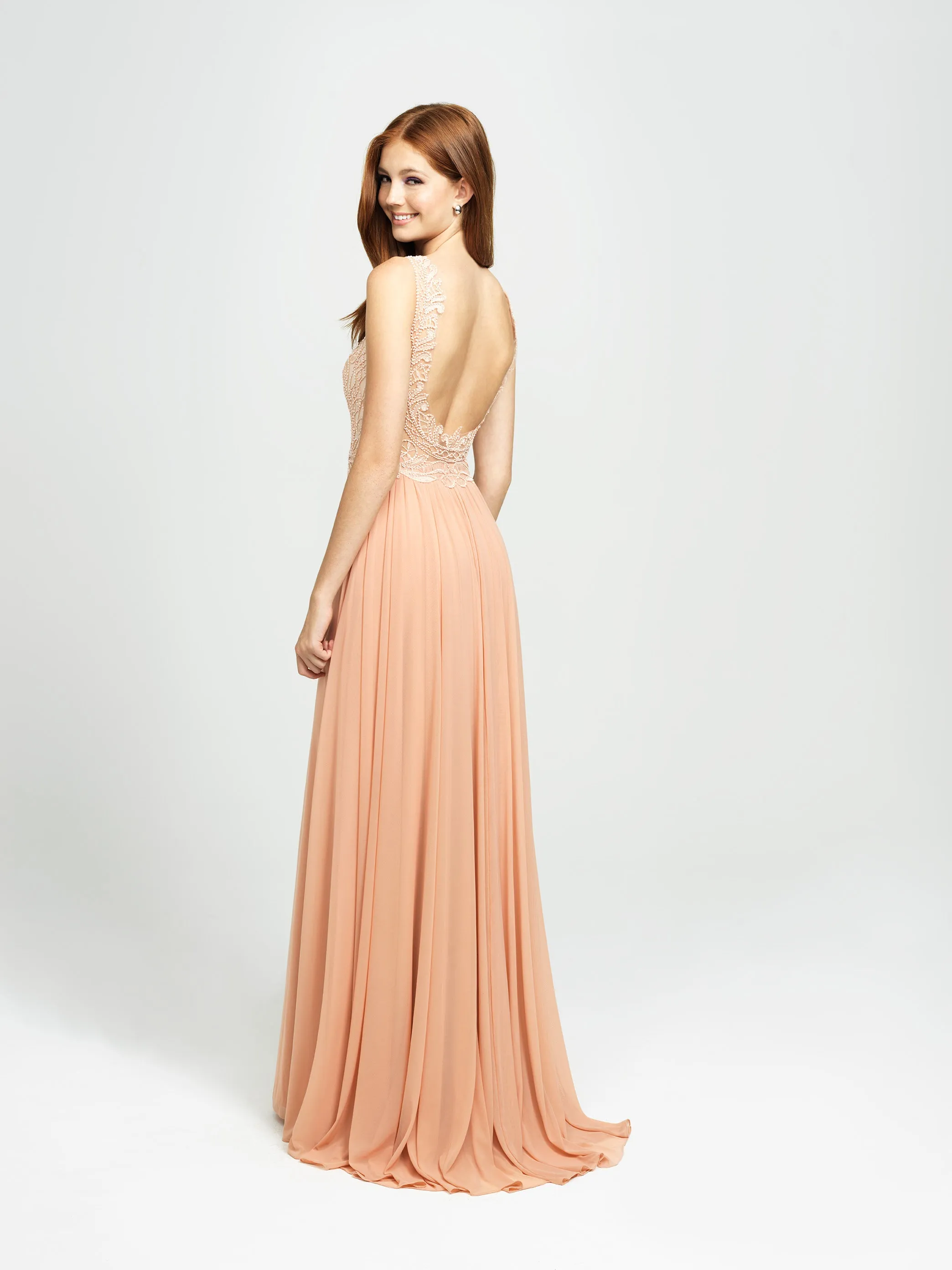 19-108 Prom Dress Champagne