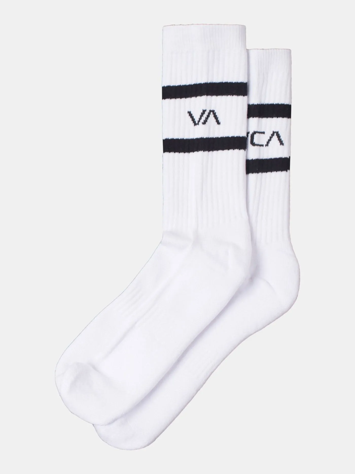 2 Pack Striped Crew Socks