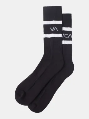 2 Pack Striped Crew Socks