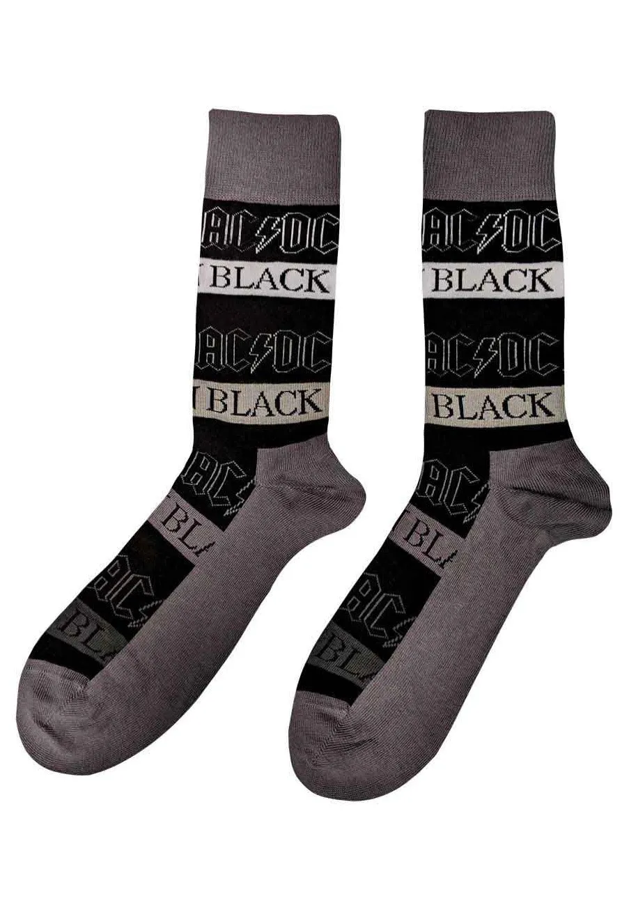 AC/DC - Back In Black - Socks