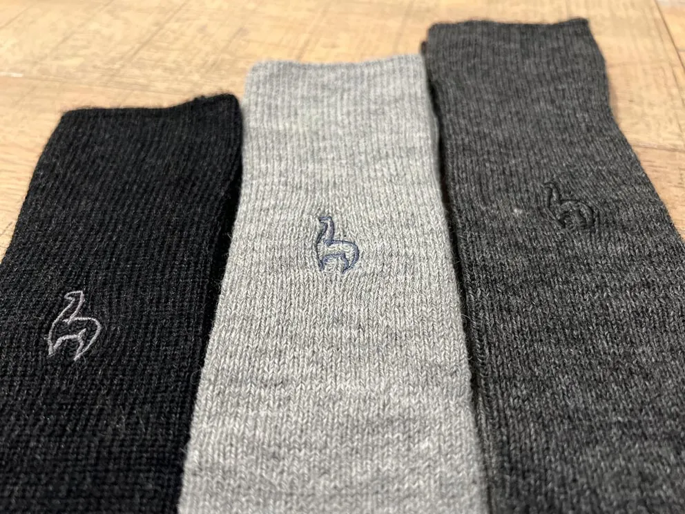 Alpaca Socks - Business - Black