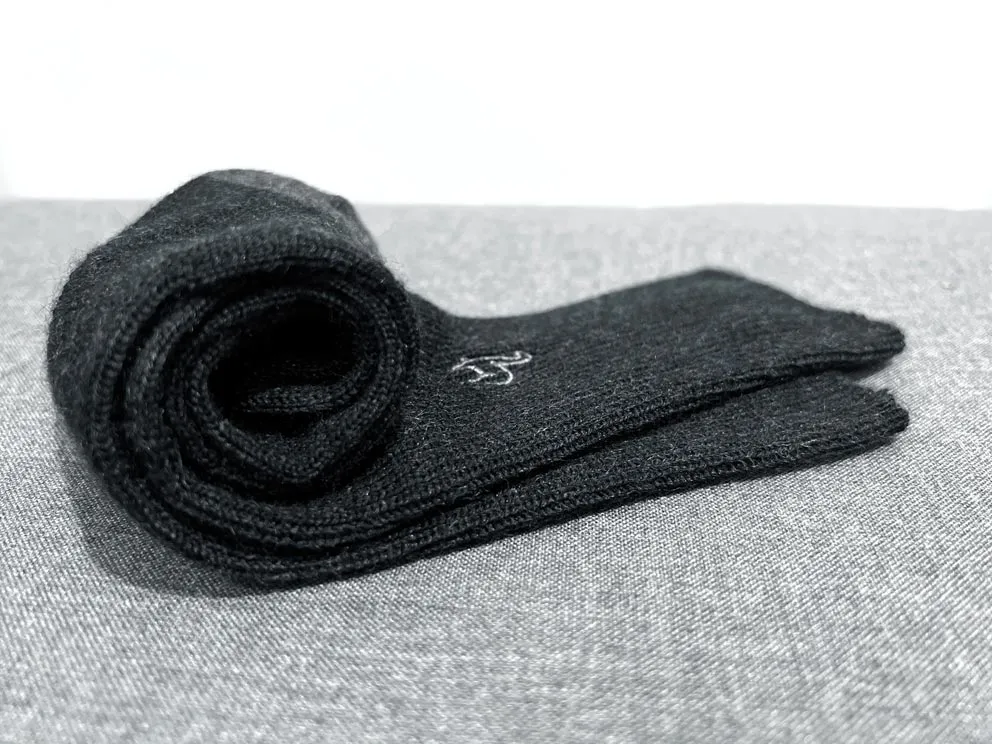 Alpaca Socks - Business - Black