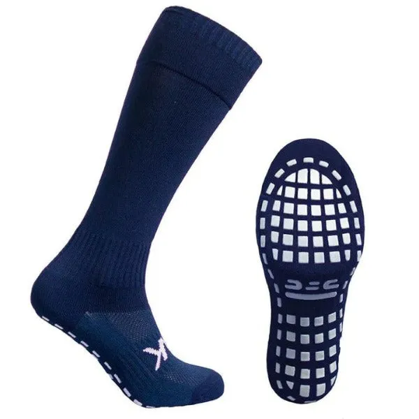 Atak Full Length Grip Socks Navy