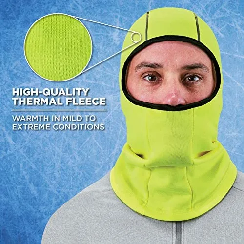 Balaclava, Thermal Fleece, Lime, Each