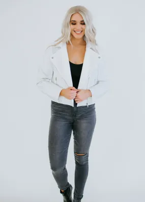 Bethanee Studded Moto Jacket