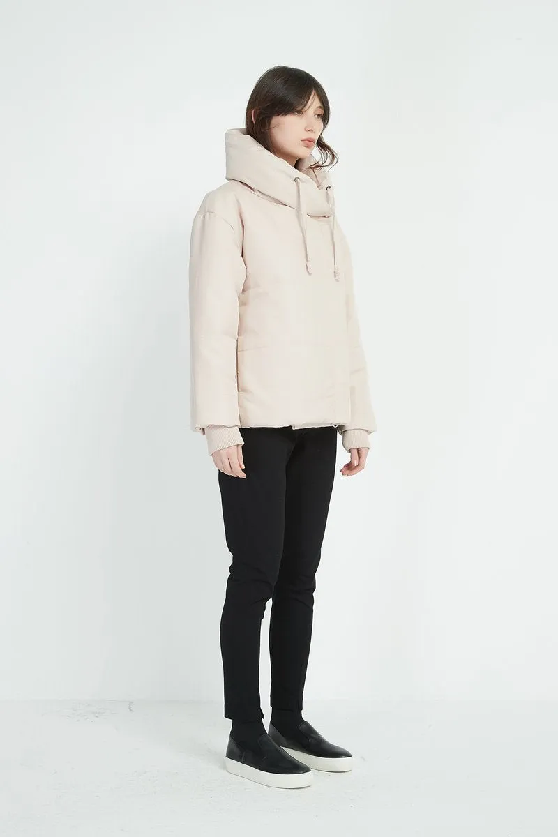 Big Collar Jacket- Blush