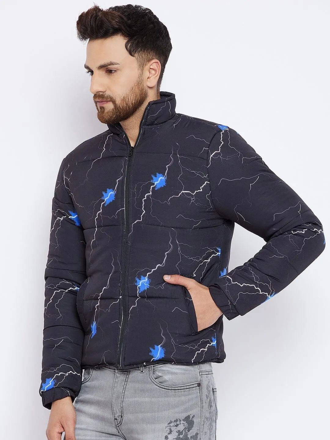 Black Thunder Quilted Jacket