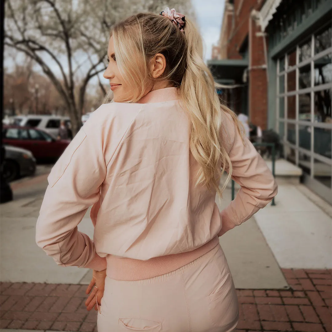 Blush Bomber Jacket