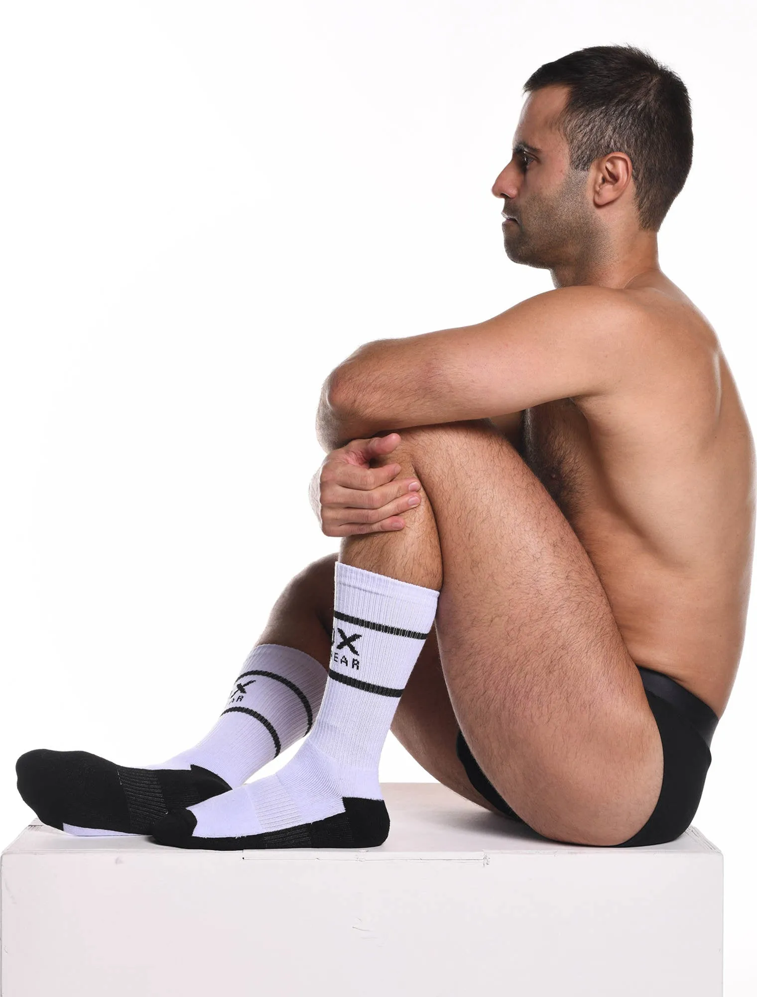 Bright White Lux Sports Socks