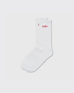 Butter Goods Basic Socks - White