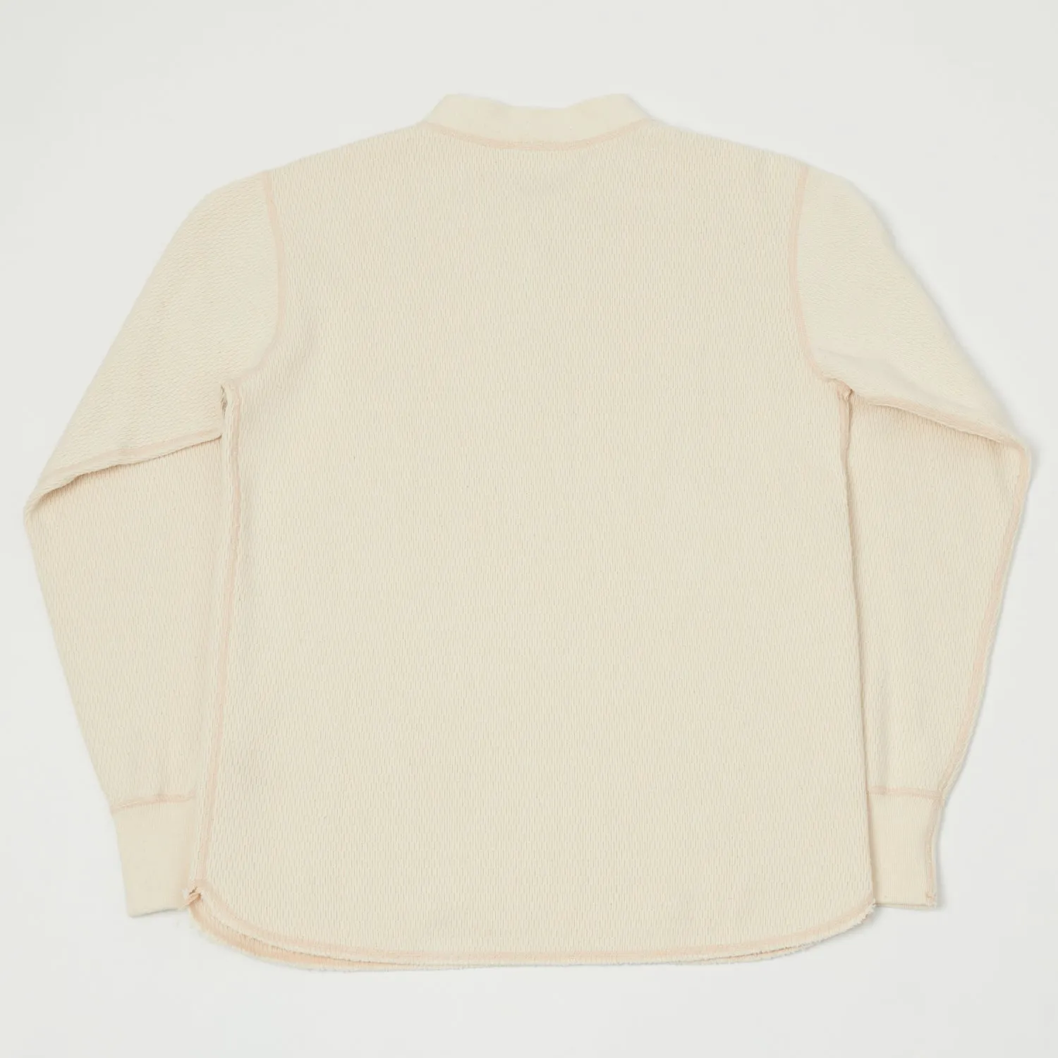 Buzz Rickson's L/S Thermal Henley - Natural