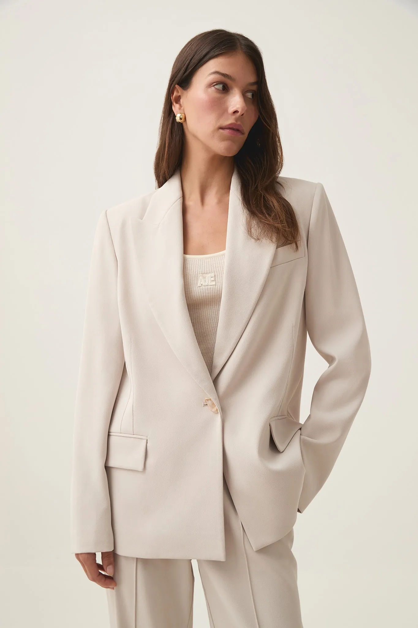 Caterina Crepe Jacket