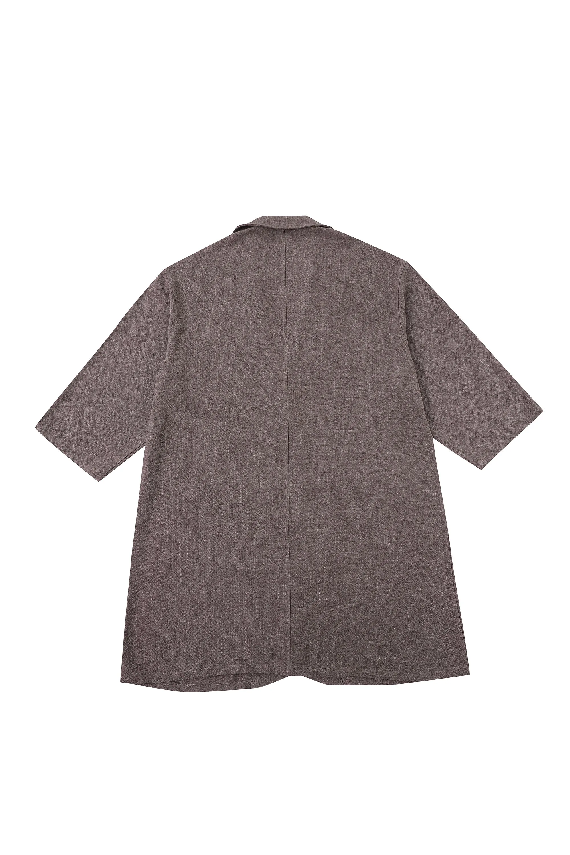 Charcoal Linen Klepto Jacket