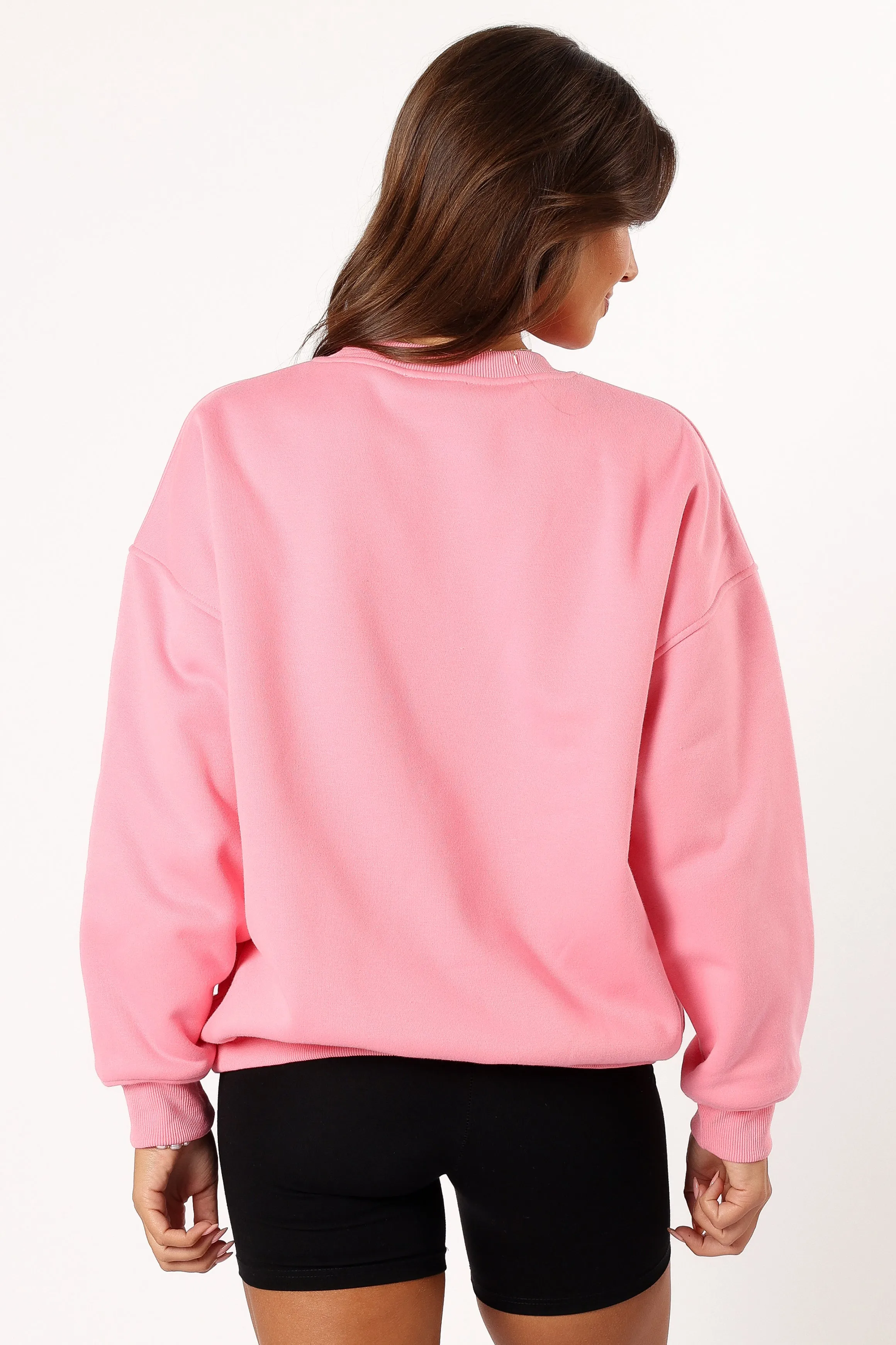 Cora Athletic Sweatshirt - Pink