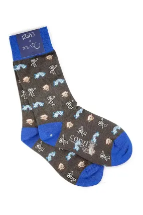 Corgi Woman's Socks Cotton, Qiviuk & Silk