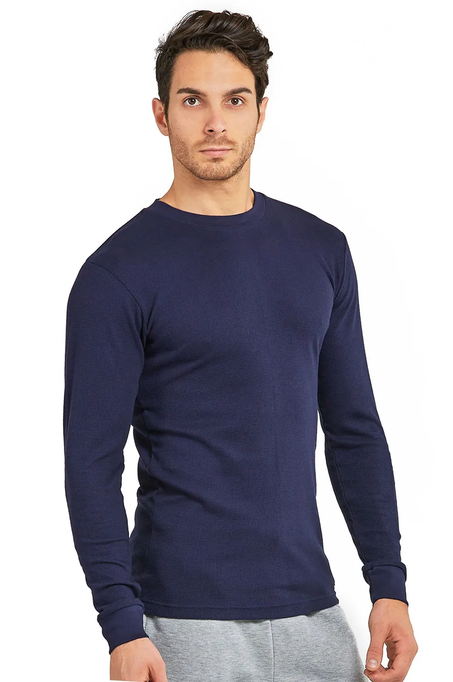 COTTONBELL MEN'S HEAVY THERMAL (KHT001C_NAVY)