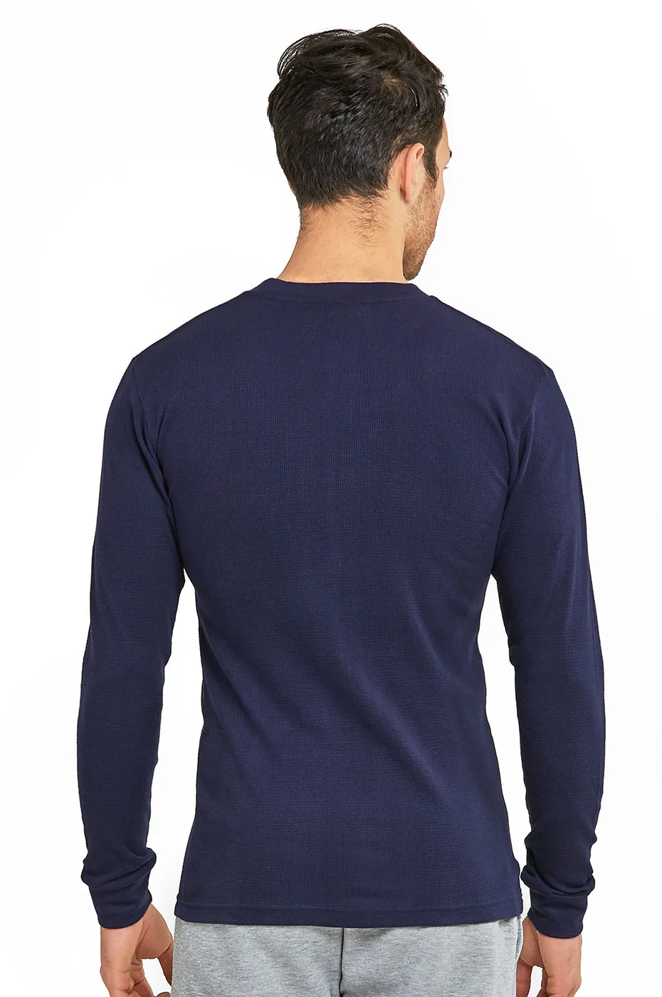 COTTONBELL MEN'S HEAVY THERMAL (KHT001C_NAVY)