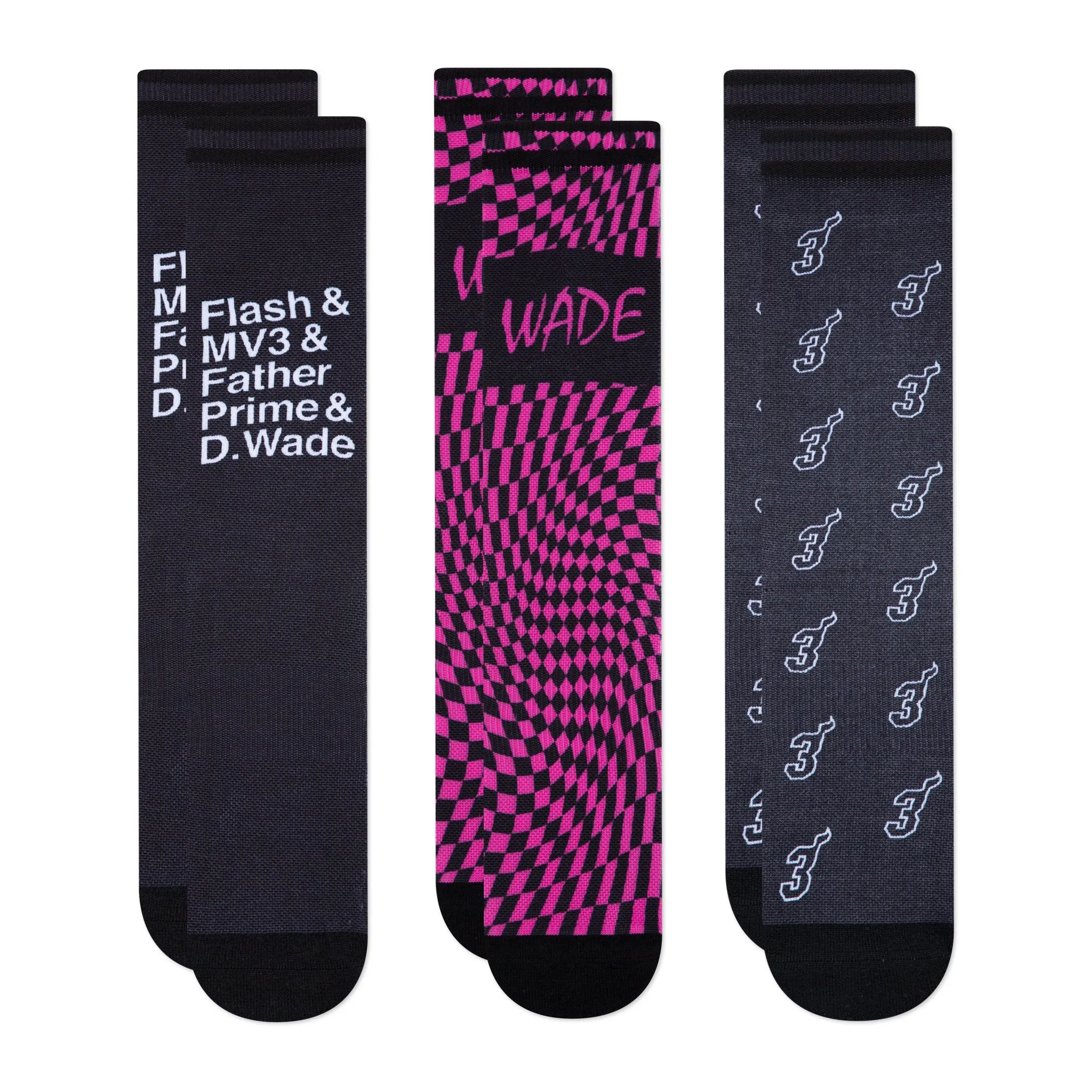 Court Culture X PKWY Wade L3GACY 3 Pack Socks