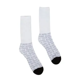 Creature Lurker Crew Socks White