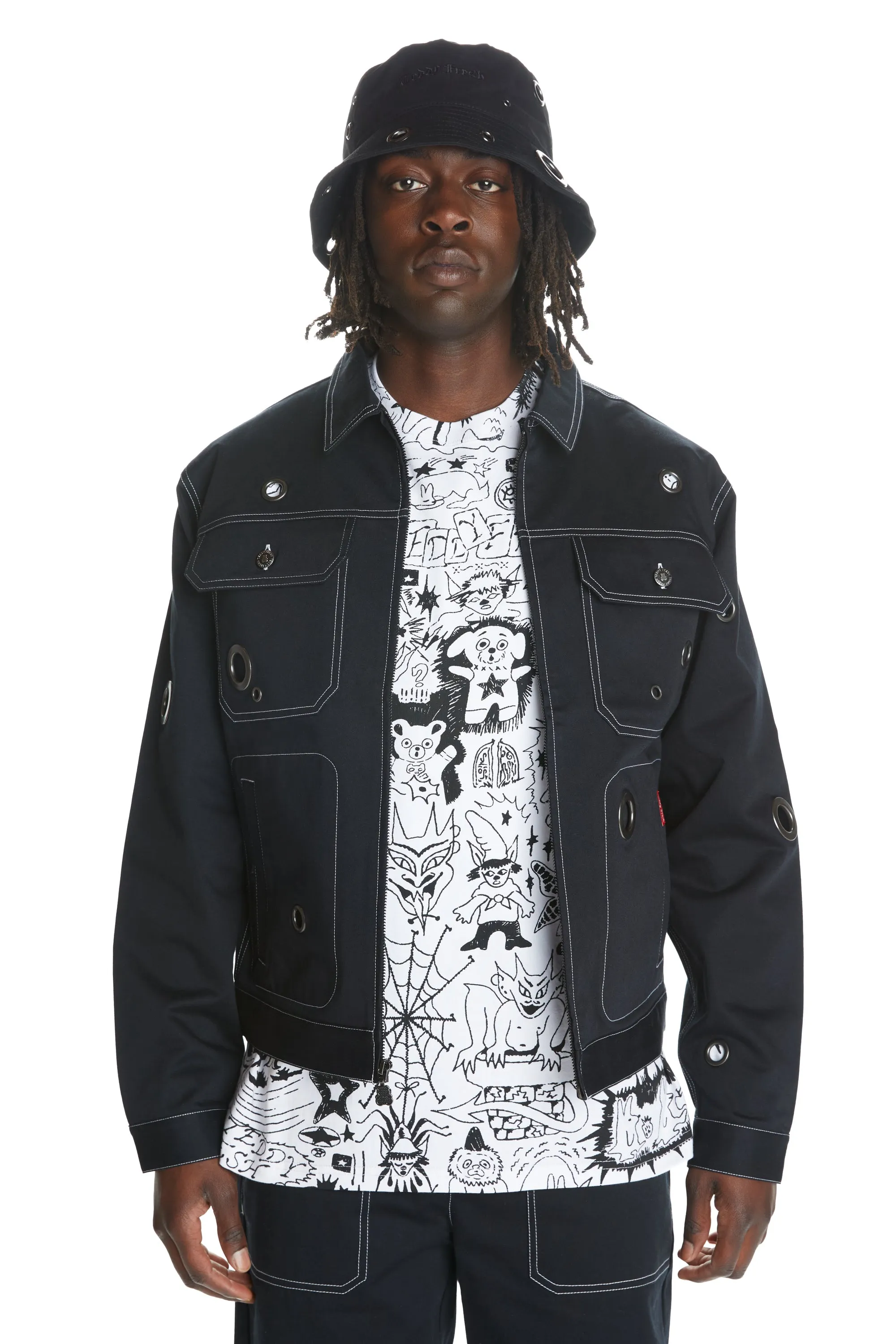 Dark Sky Eyelets Jacket