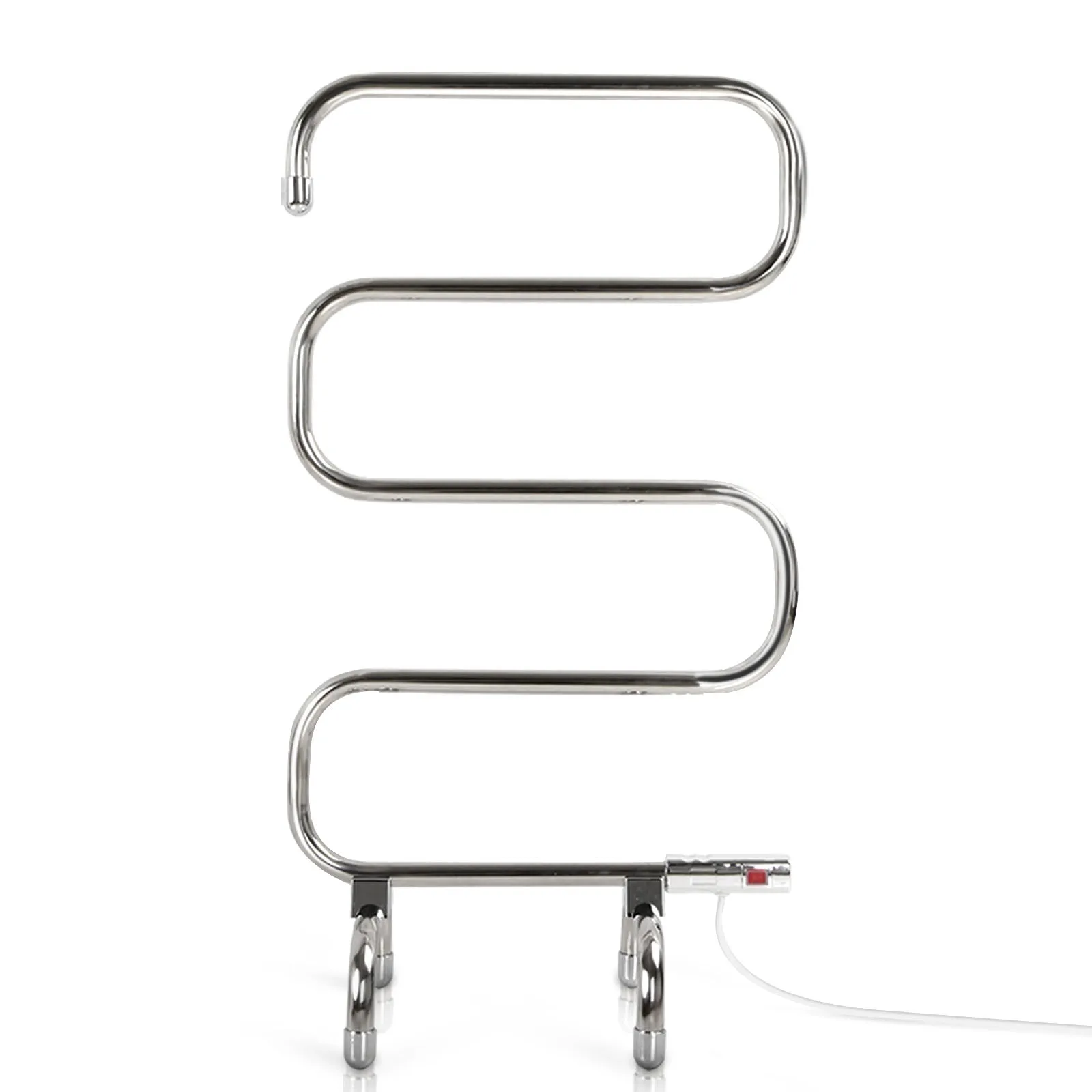 Devanti Electric Heated Towel Rail Rack 5 Bars Freestanding Clothes Dry Warmer