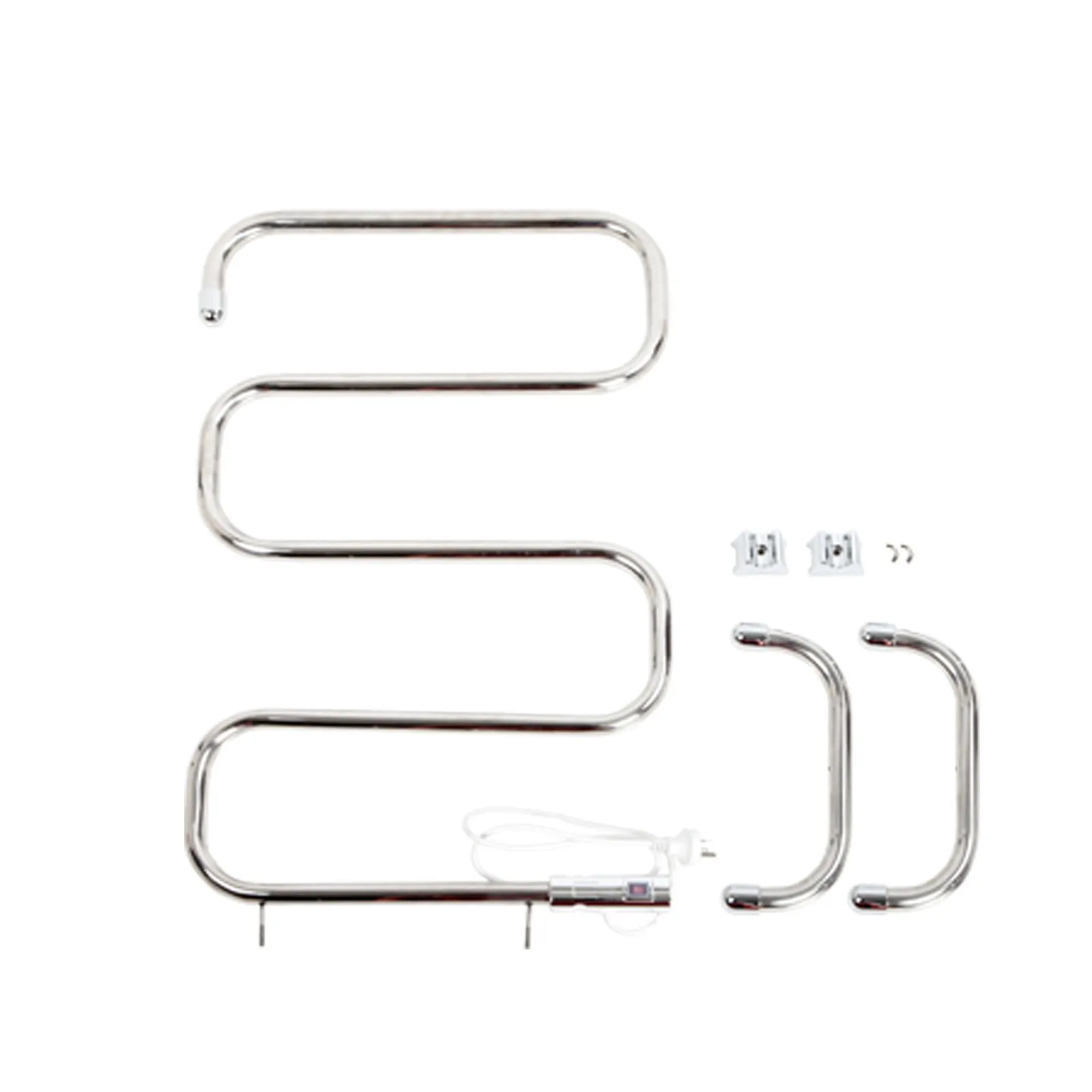 Devanti Electric Heated Towel Rail Rack 5 Bars Freestanding Clothes Dry Warmer