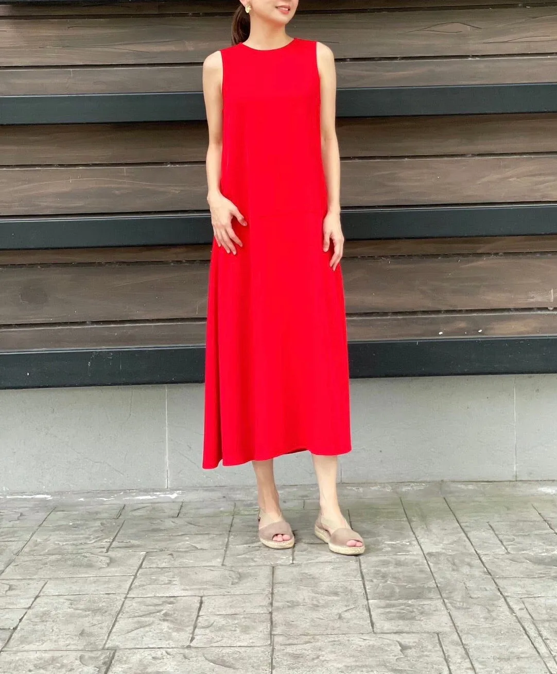 Donoma Dress in Red