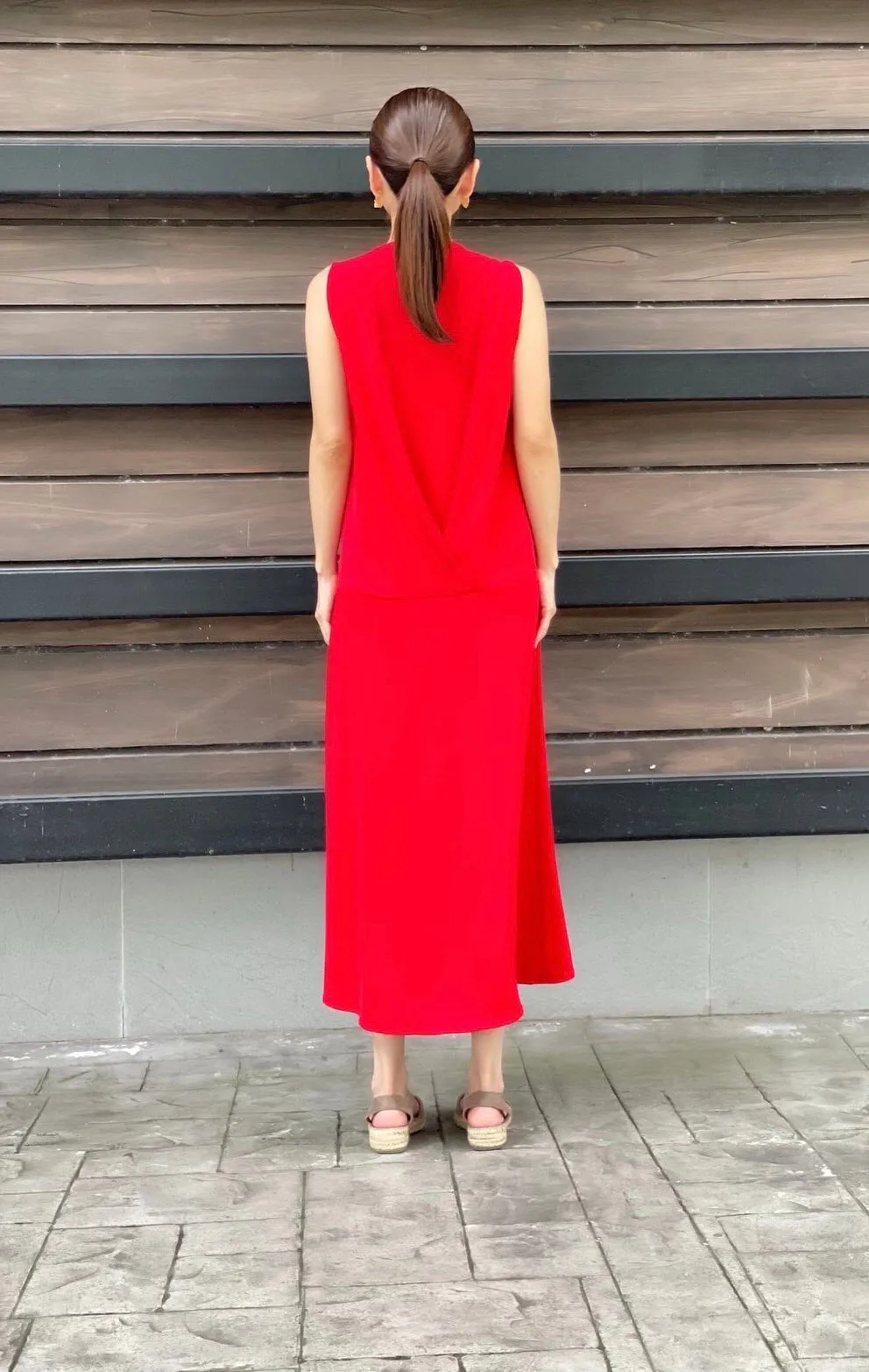 Donoma Dress in Red