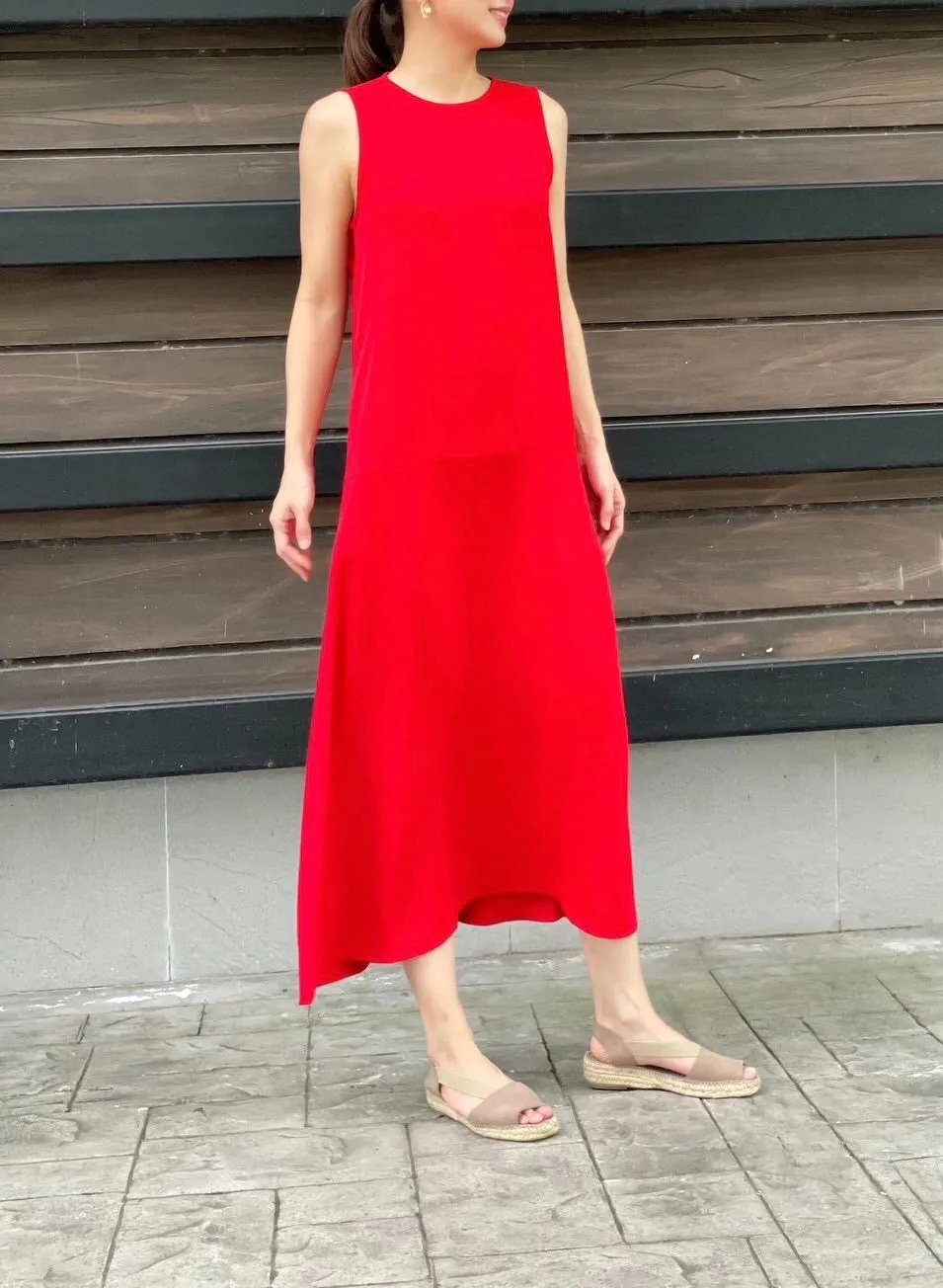 Donoma Dress in Red