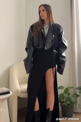 Emma Pleather Rider Jacket