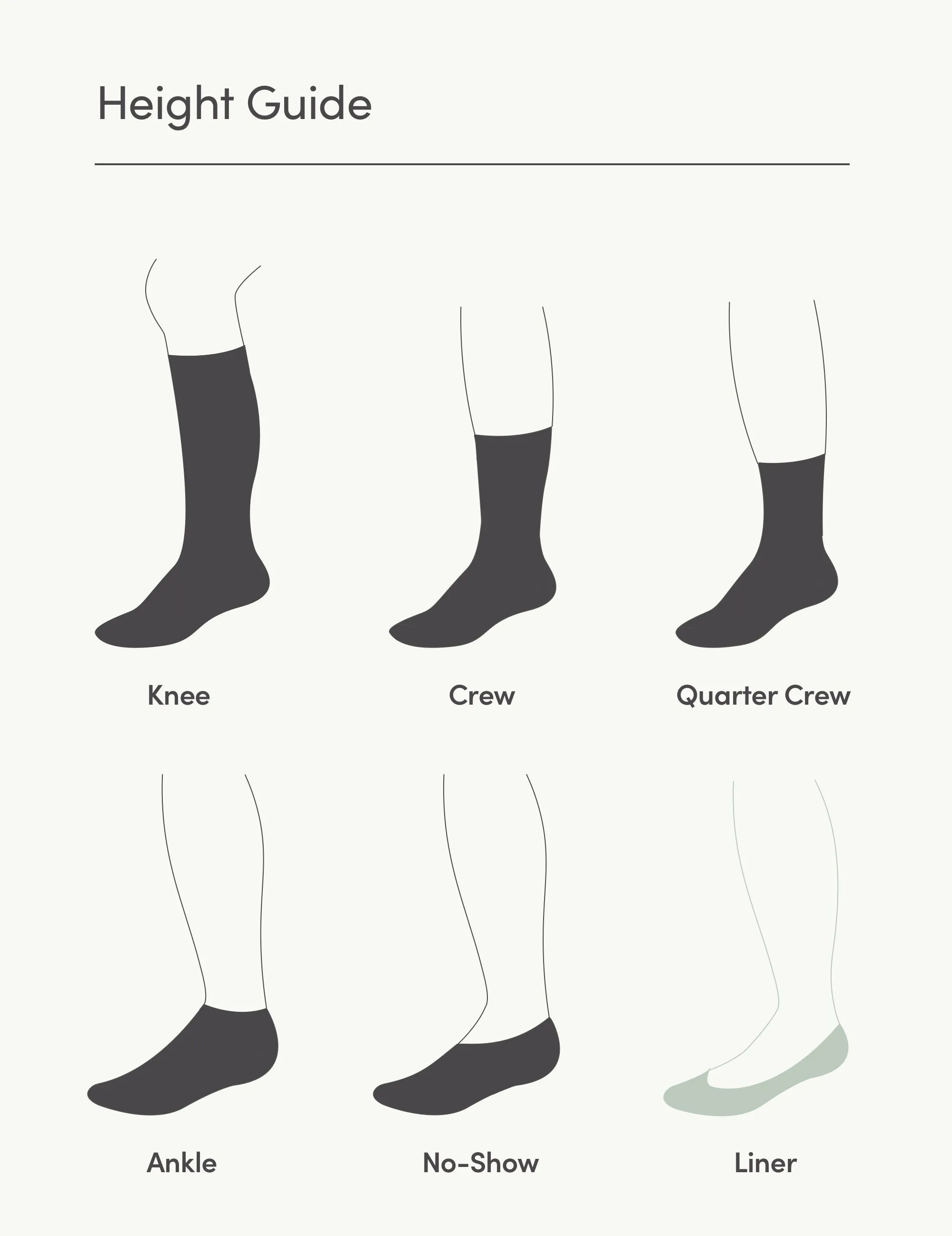 Everyday Liner Socks - Black