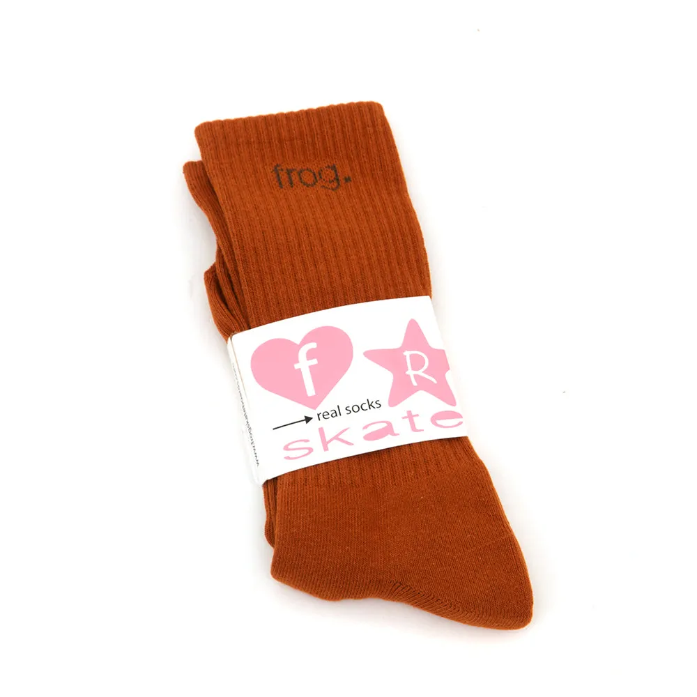 Frog Socks (Brown)