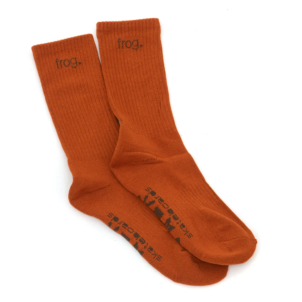 Frog Socks (Brown)