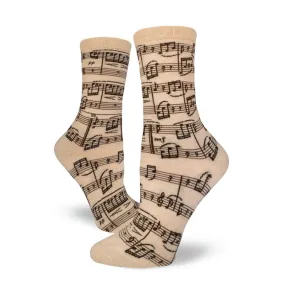 Für Elise Women's Socks, Cream