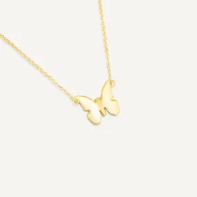 Gold Butterfly Necklace