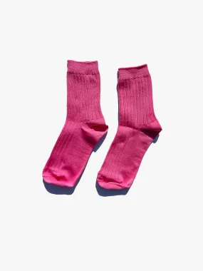 Her Socks - Bright Pink