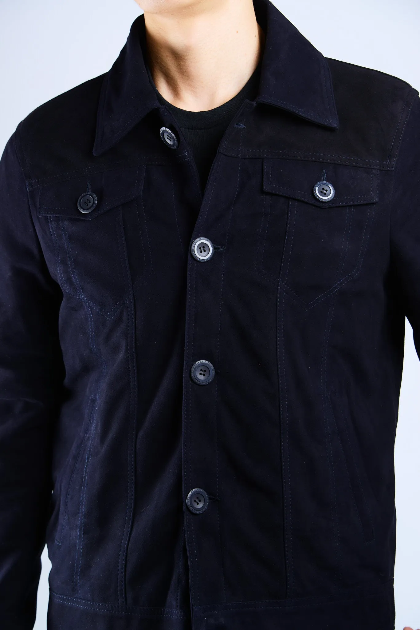 Holloway Trucker Suede Jacket