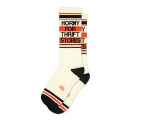 Horny For Thrift Stores Crew Socks