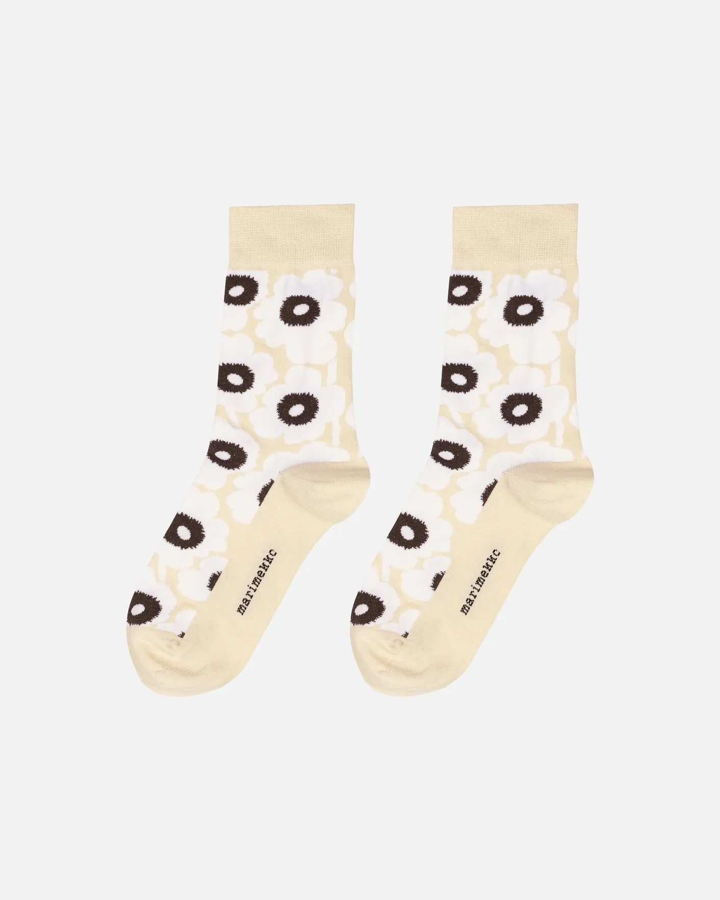 kirmailla unikko socks - buttercream