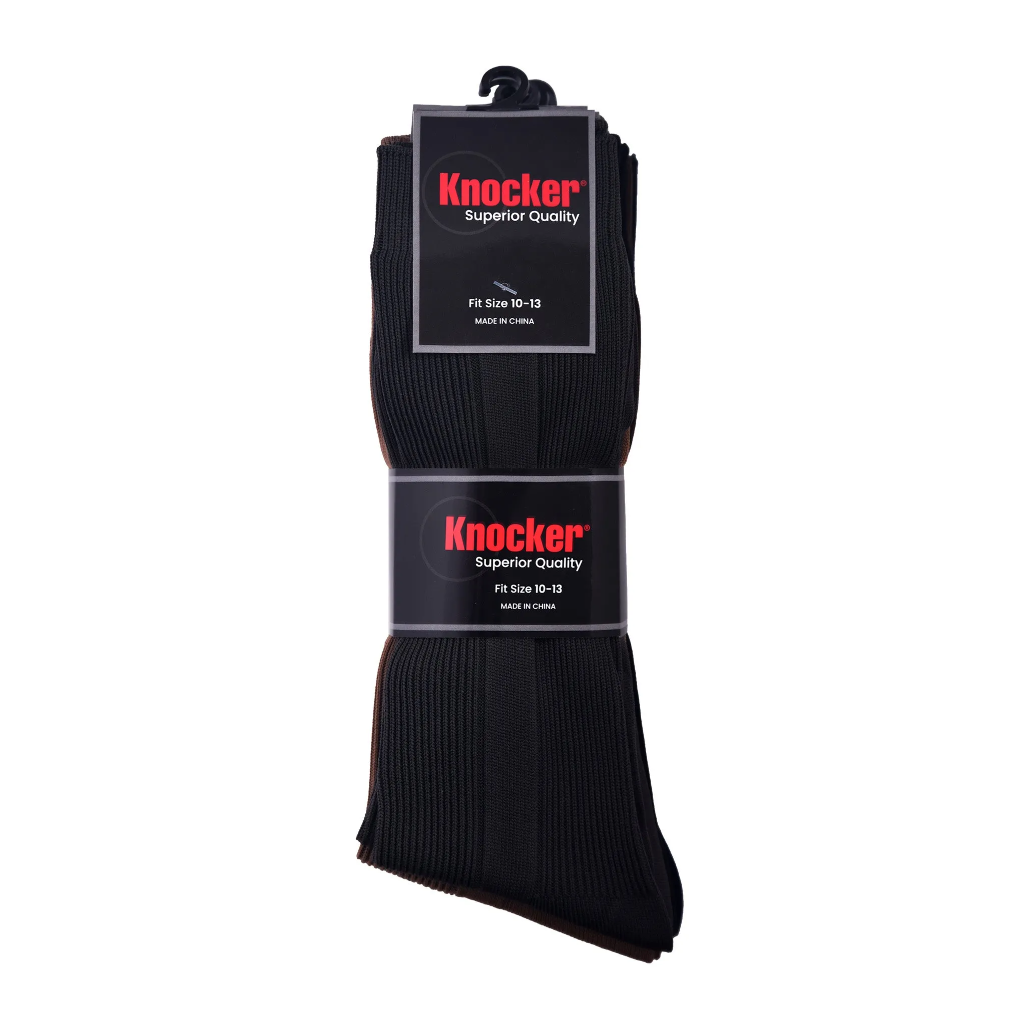 KNOCKER MEN'S DRESS SOCKS (S002_BLACK)