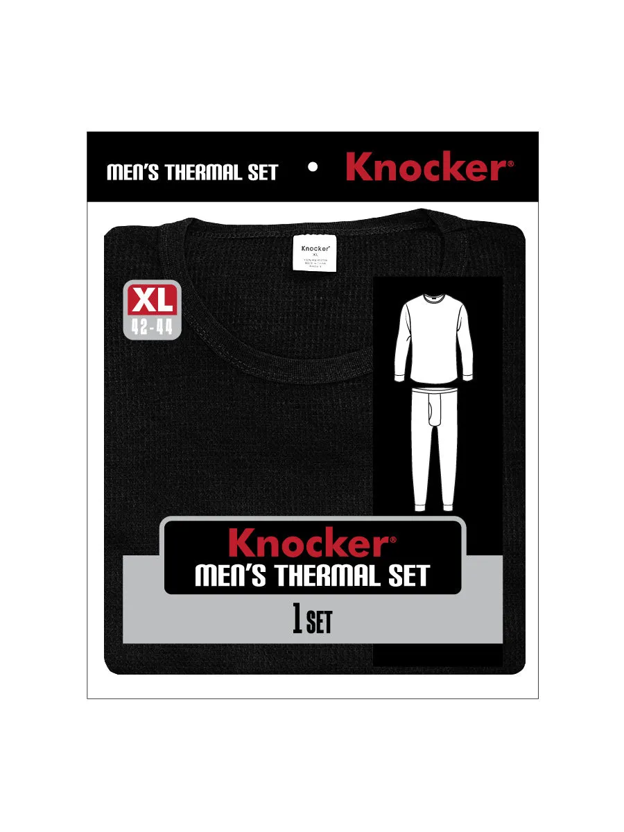 KNOCKER MEN'S THERMAL UNDERWEAR (TU001_BLACK)