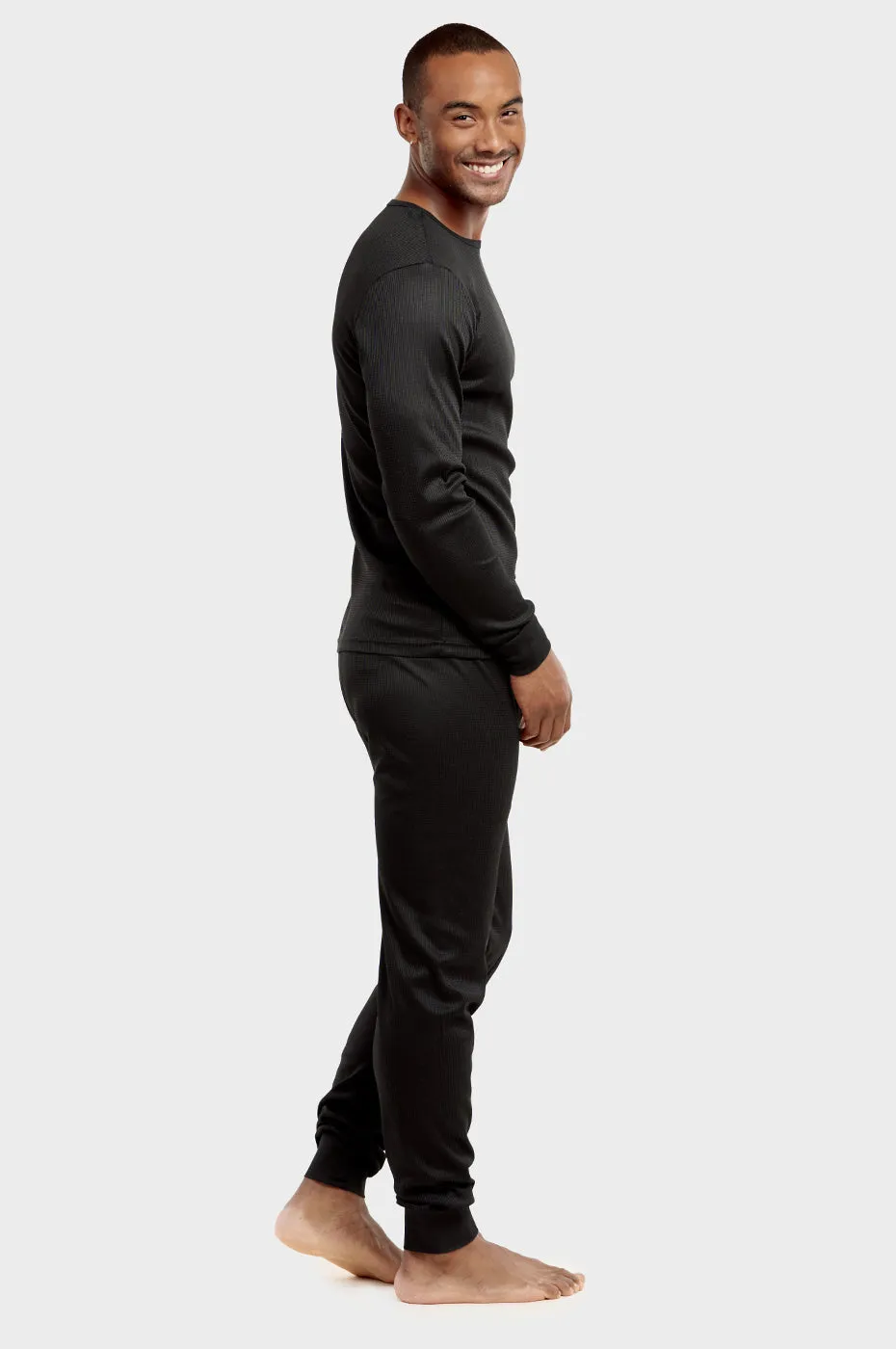 KNOCKER MEN'S THERMAL UNDERWEAR (TU001_BLACK)