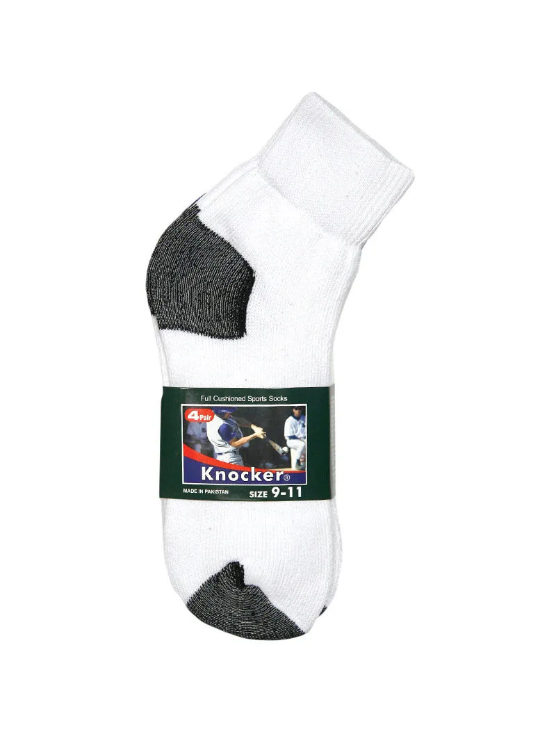 KNOCKER QUARTER SPORTS SOCKS (48523_BLACK)