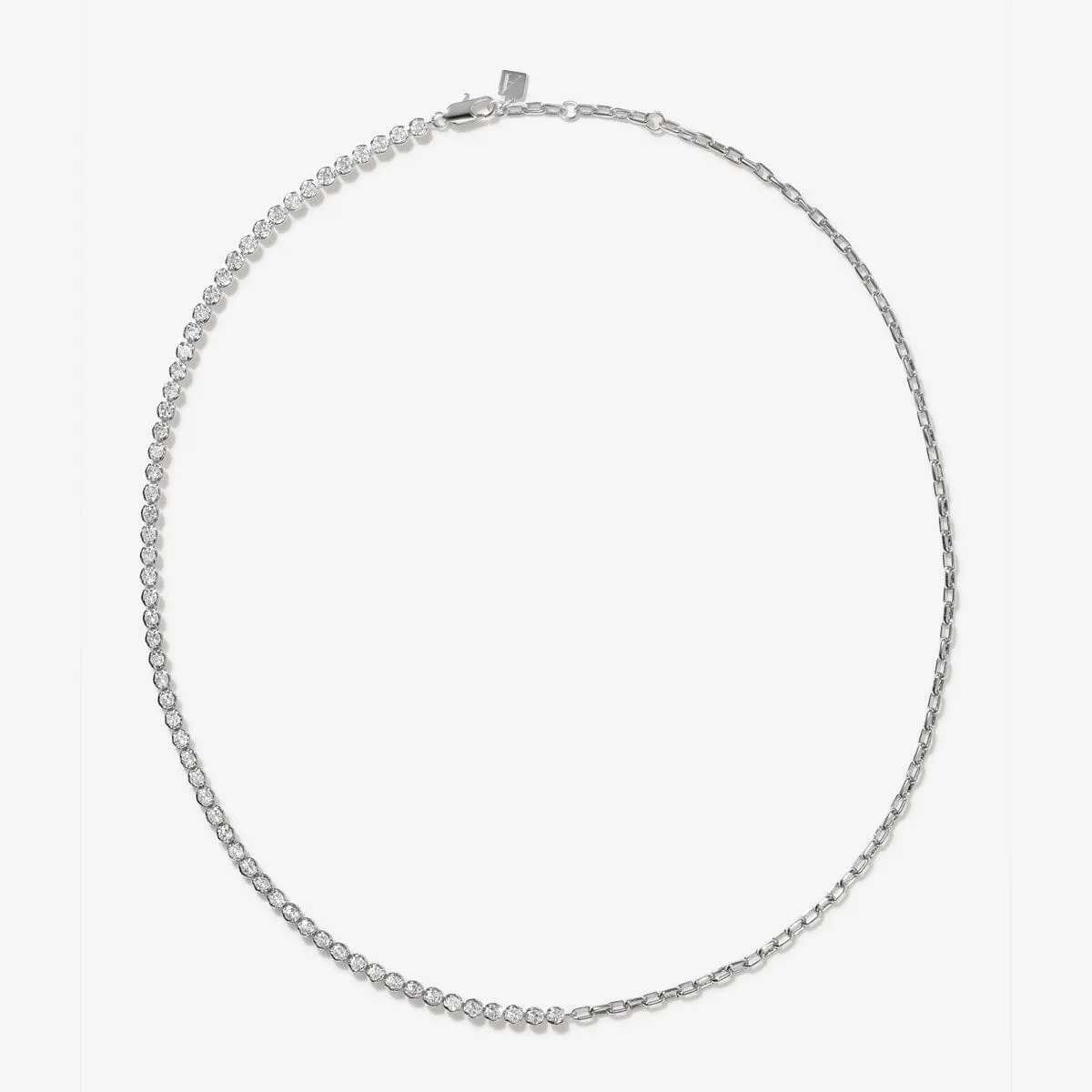 Leyton tennis necklace