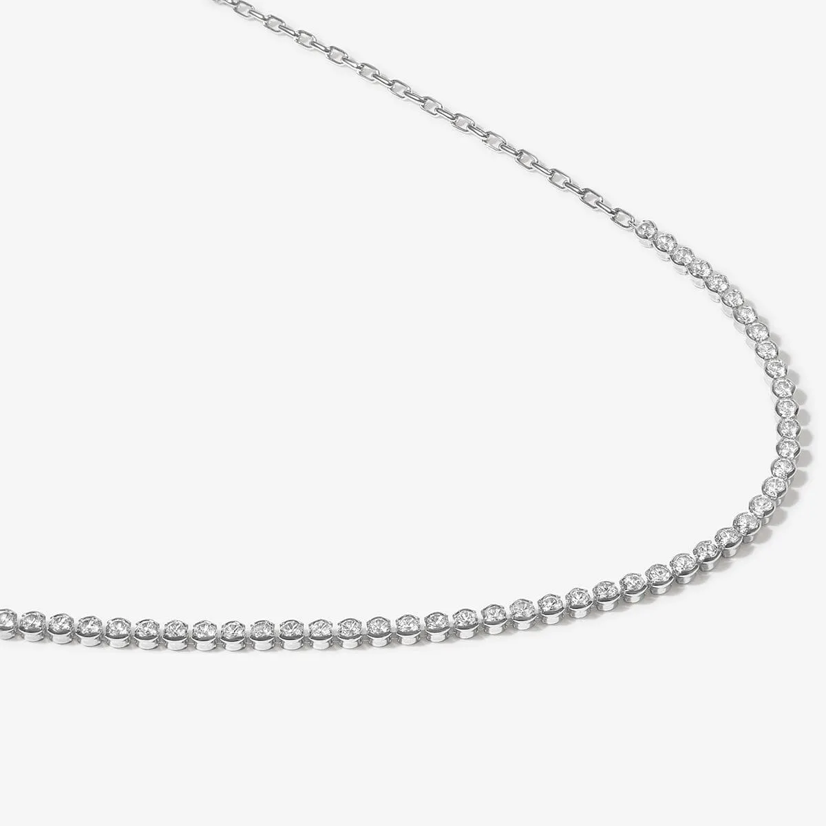 Leyton tennis necklace