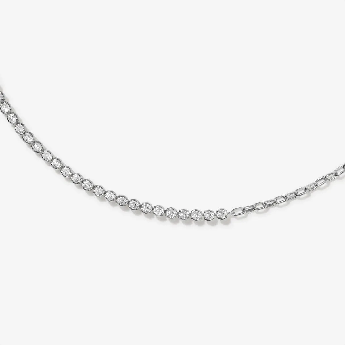 Leyton tennis necklace