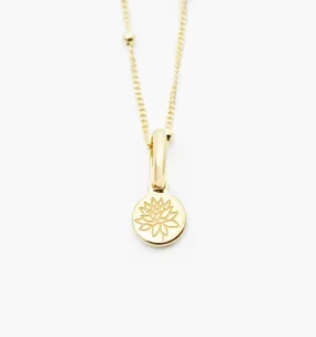 Lotus Necklace - July