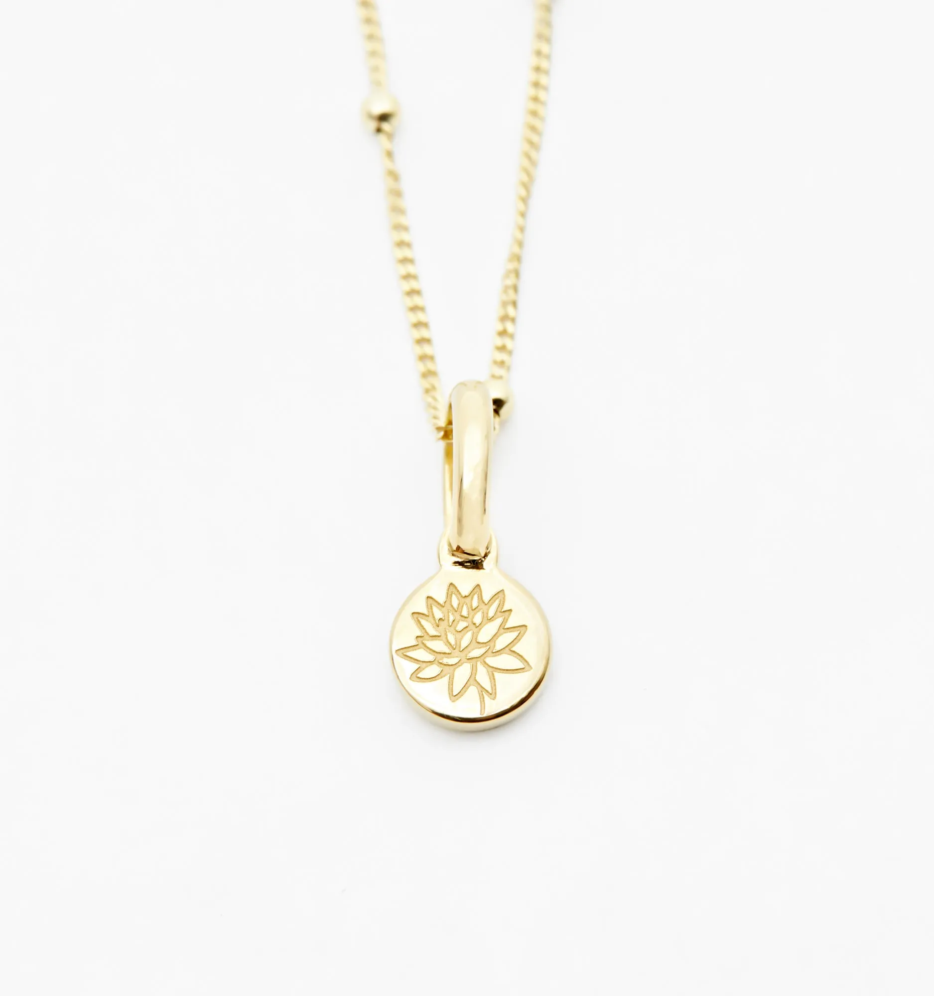 Lotus Necklace - July