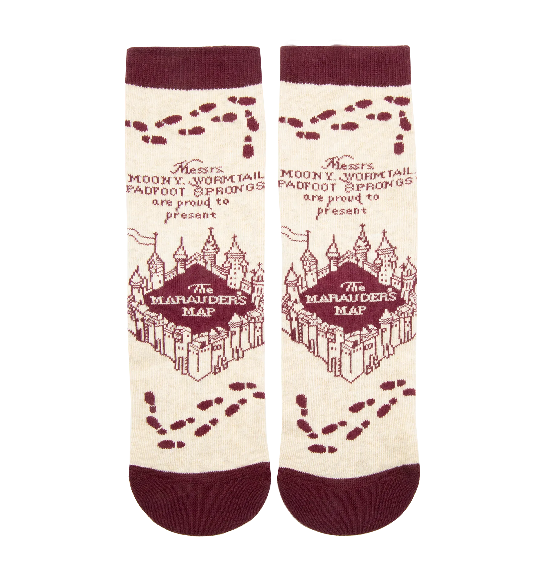 Marauder's Map Socks