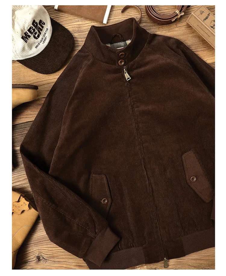 Men's Brown Corduroy Jacket